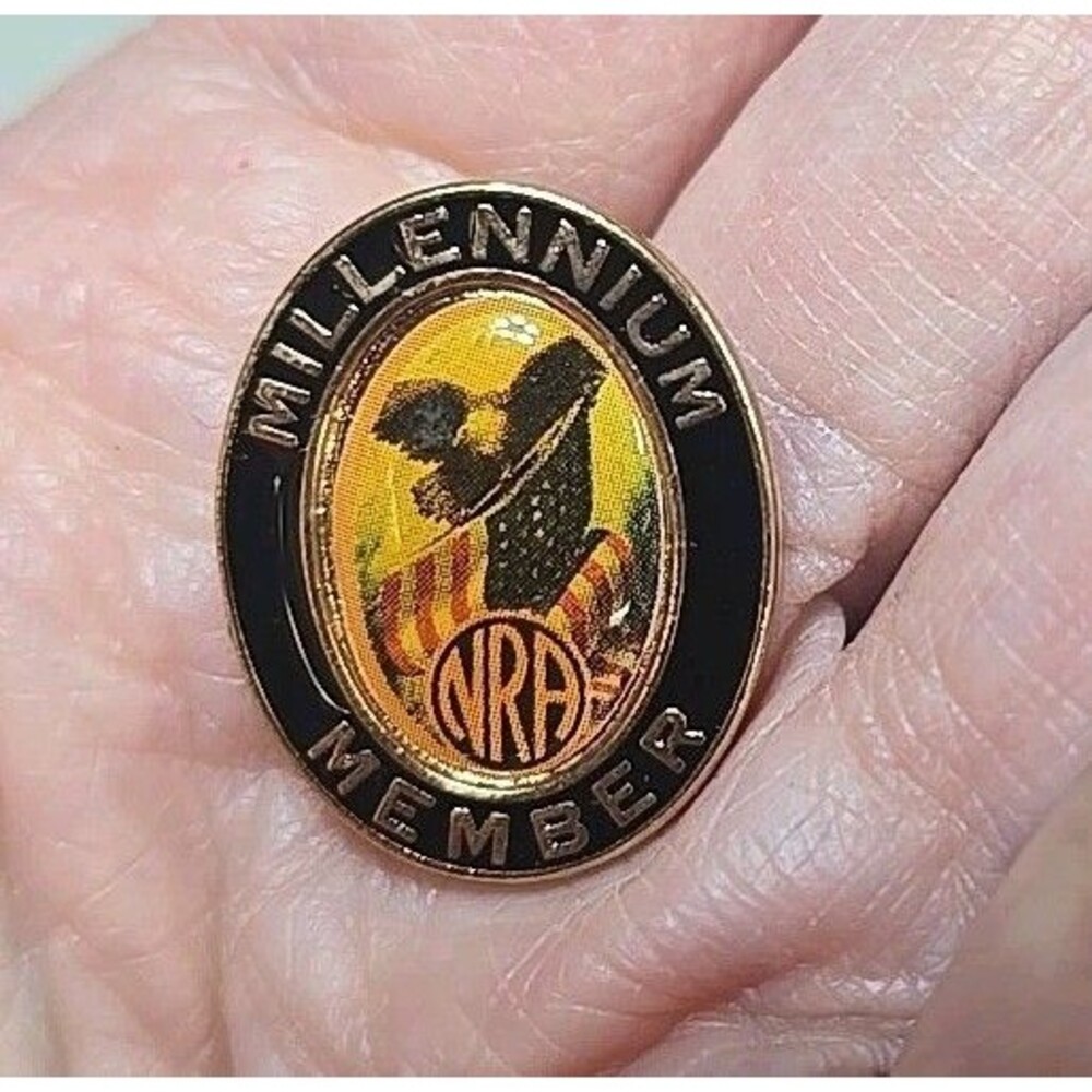NRA Millennium  Member Hat Lapel  Pin Pinback